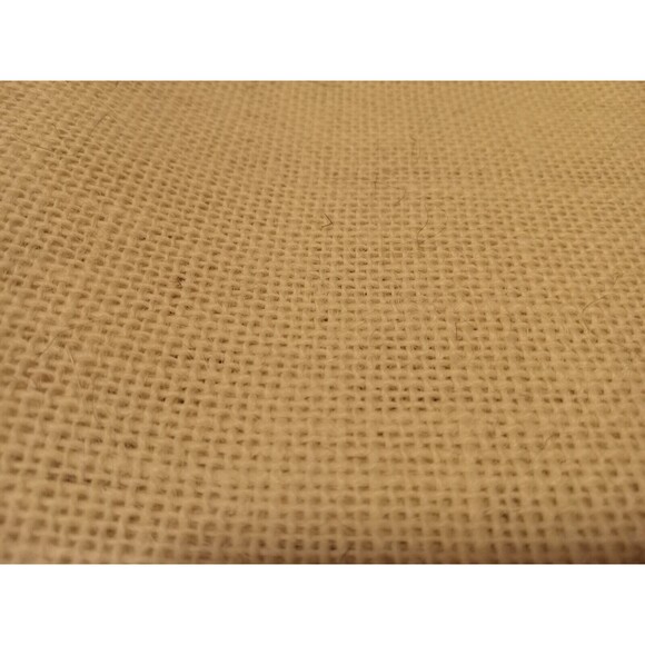5 Yards Burlap Jute Khaki & Black Fabric Burlap Sewing Crafts - Picture 6 of 7